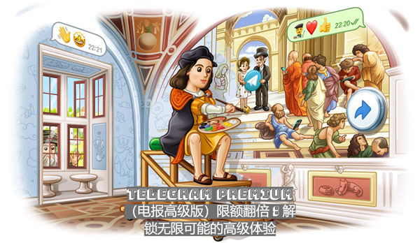 Telegram Premium（電報高級版）限額翻倍：解鎖無限可能的高級體會